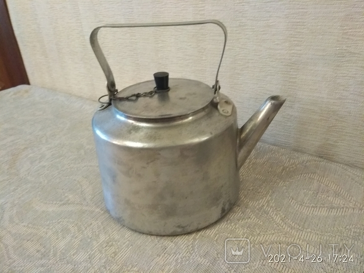 Чайник алюминиевый , военный, времен СССР