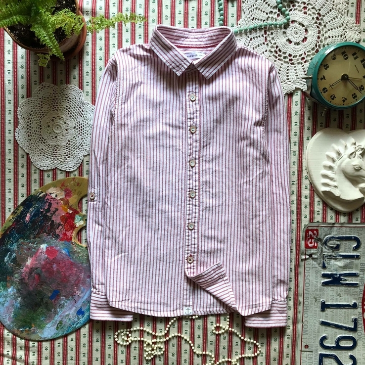Рубашка в полоску Reserved на 9 лет, numer zdjęcia 2