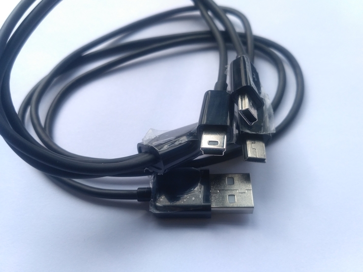 Кабель для зарядки mini USB на три вихода (горинич). Для XP Deus ORX., фото №4
