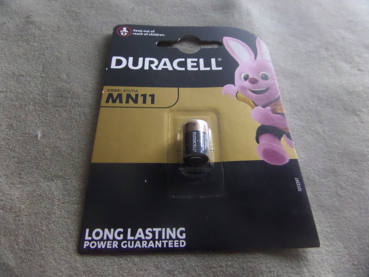  Батарейка Duracell MN11. она же 11А. 6 вольт, фото №2