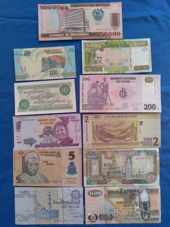 11 банкнот Африки, фото №2