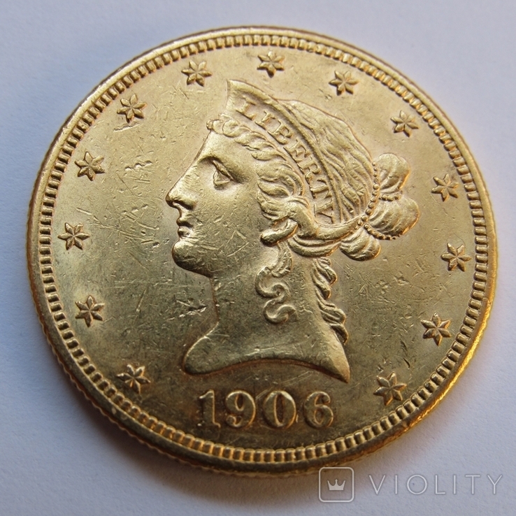 10 долларов 1906 г. США, фото №5