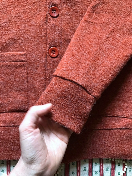 Кардиган кофта шерсть в стиле ретро винтаж Time of Style размер М, фото №8