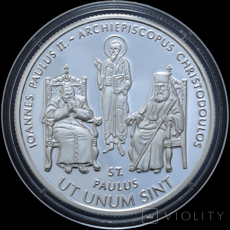 Полный Набор 100 Лир 2005 Иоанн Павел ІІ, Мальтийский Орден / Мальта, фото №10