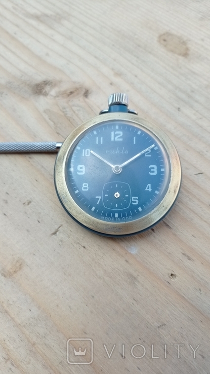 Часы карманные Ruhla made in GDR, рабочие, фото №3