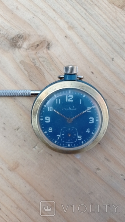 Часы карманные Ruhla made in GDR, рабочие, фото №4