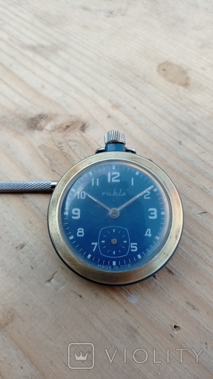 Часы карманные Ruhla made in GDR, рабочие, фото №6