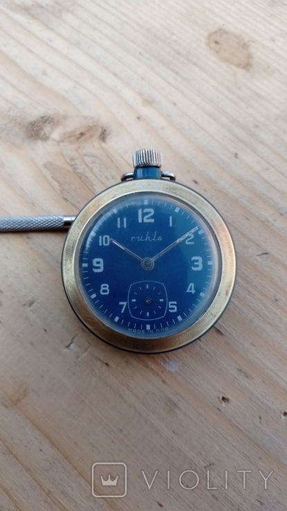 Часы карманные Ruhla made in GDR, рабочие, фото №7