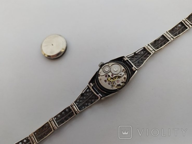 Часы Брюс (чайка) серебро 925 проба, фото №7