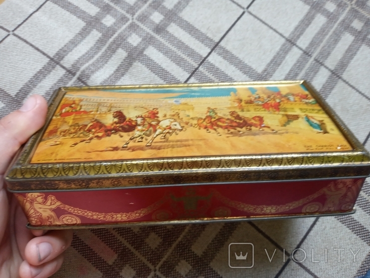 Старинная коробка от бисквита Англия, фото №6