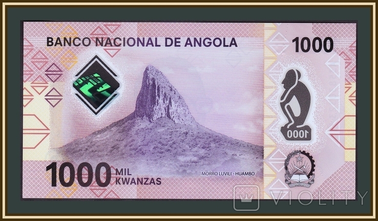 Ангола 1000 кванза 2020 P-161 (161a) Новинка!, фото №3