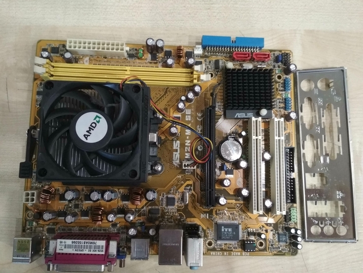 Материнка Asus M2N-MX SE+ Athlon 64X2 4200+ 2.2GHz+охлаждение, numer zdjęcia 2