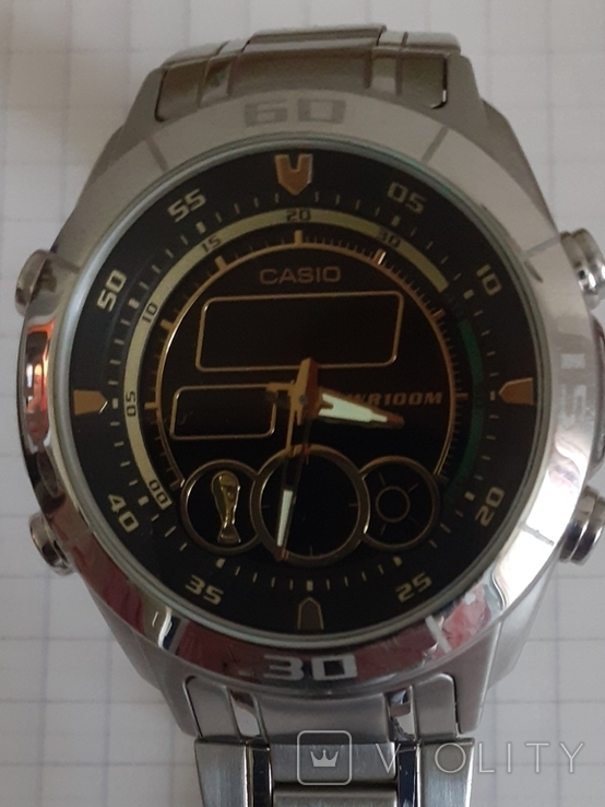 Японские часы Casio WEF115 WC-1AY FIFA, фото №2