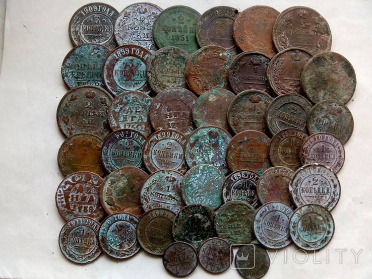 Царские монеты - 42 шт. 2