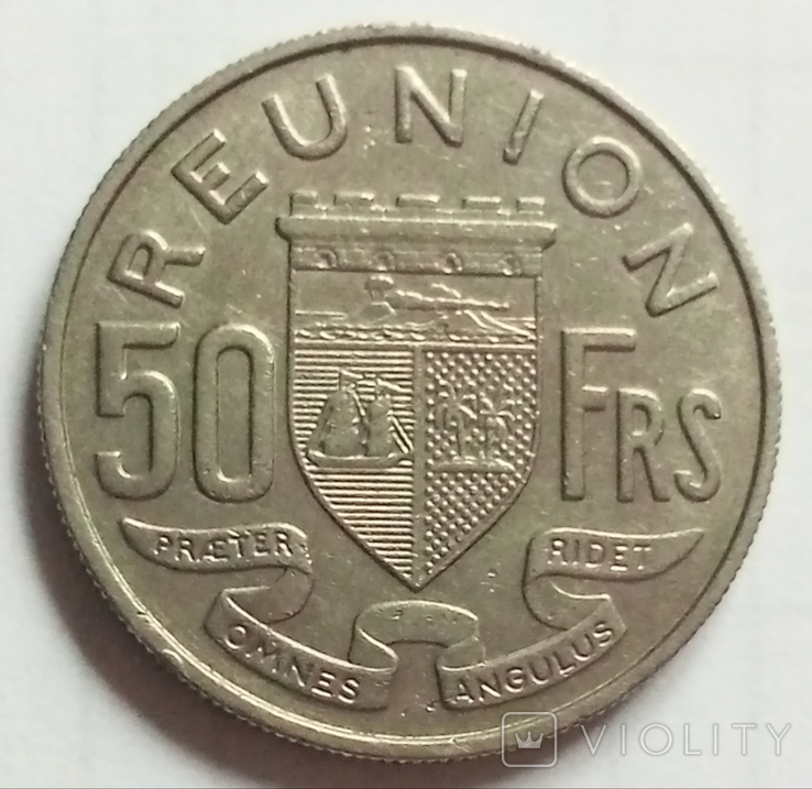 50 франков 1962 г. Реюньон