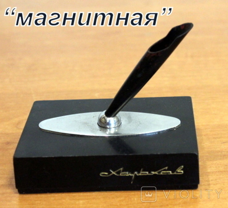 Магнитная пластмассовая подставка под ручку " Харьков", фото №2
