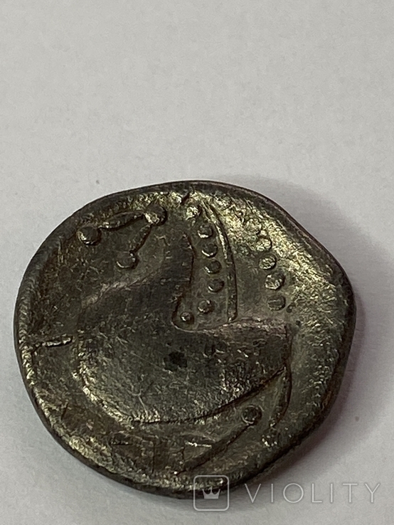 Кельтська монета Філіпа 2; срібло; 6,9гр, фото №2