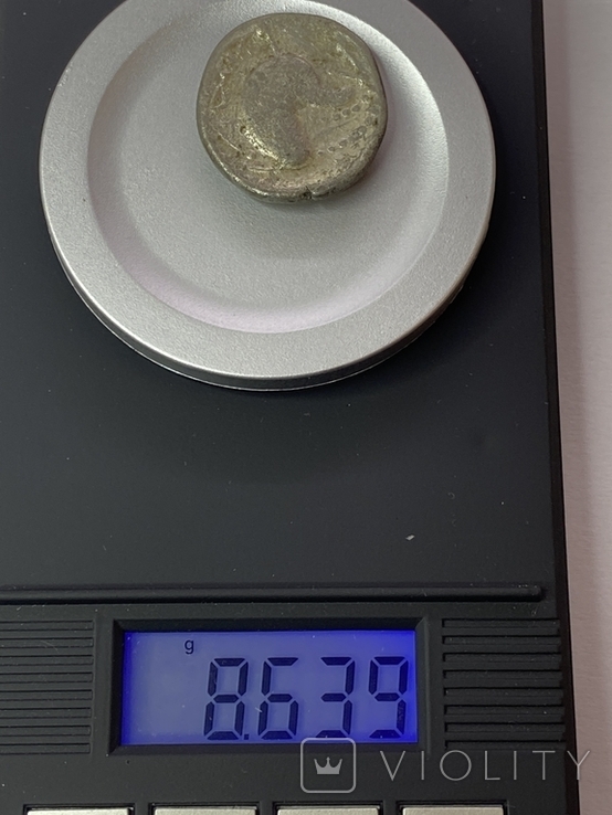 Кельтська монеті Філіпа 2; срібло; 8,6гр, фото №6