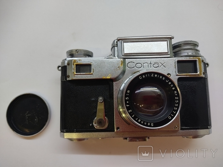 Фотоаппарат Contax с объективом Carl Zeiss Jena