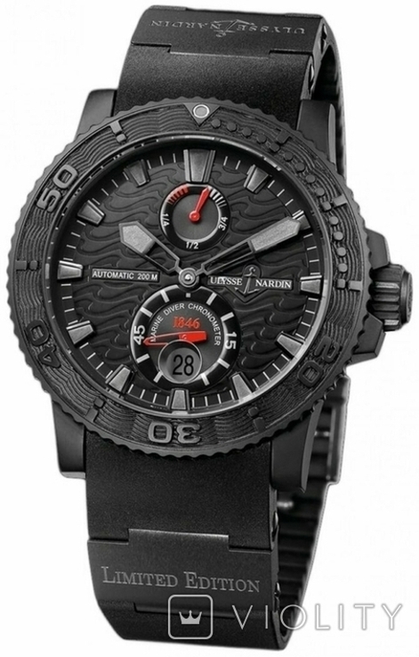 Часы Ulysse Nardin Black Ocean Реплика, фото №2