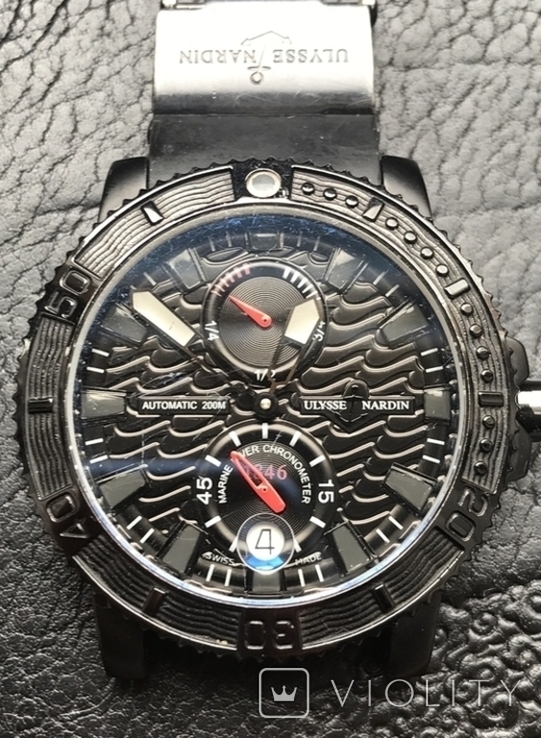 Часы Ulysse Nardin Black Ocean Реплика, фото №3