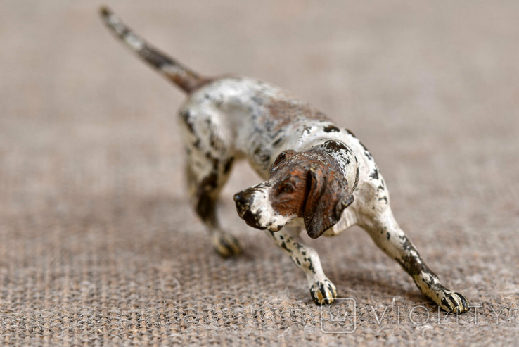 Венская бронза Статуэтка Собака Австрия, фото №3