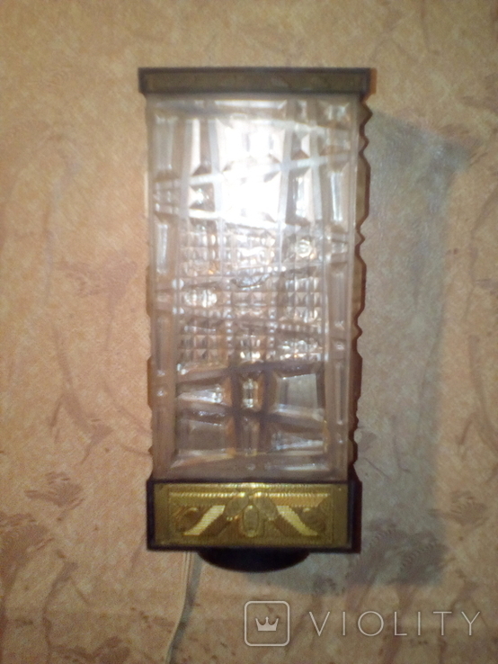Настенный светильник с регулятором тока СССР, фото №5