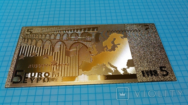 Сувенирная банкнота 5 Euro ( Пять Евро), фото №4