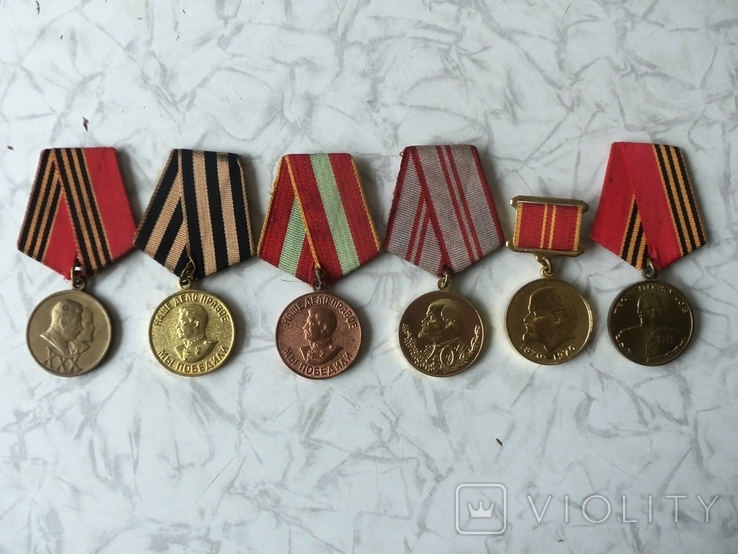 6 портретных медалей СССР., фото №2