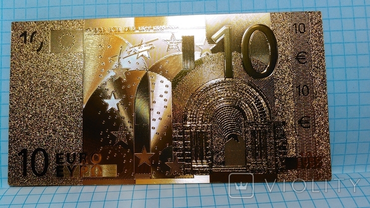 Сувенирная банкнота 10 Euro ( Евро), фото №3