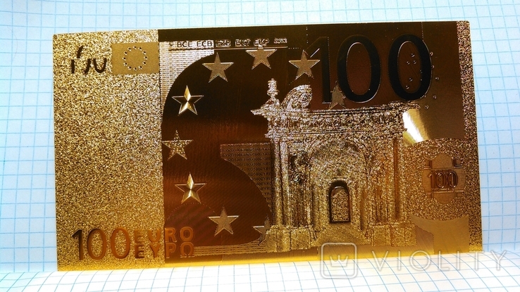 Сувенирная банкнота 100 Euro ( Евро), фото №3