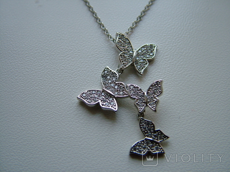 Ожерелье "Бабочки", фото №3
