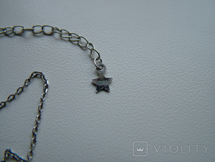 Набор "Звёздное небо" (Ожерелье, браслет, кольцо), фото №4