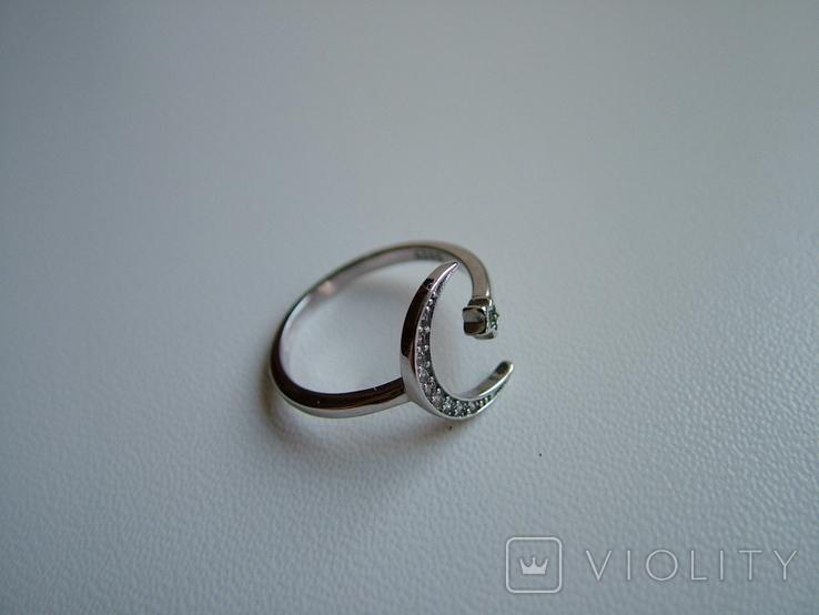 Набор "Звёздное небо" (Ожерелье, браслет, кольцо), фото №8