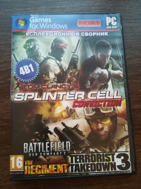 Ігровий диск Splinter Cell, numer zdjęcia 2