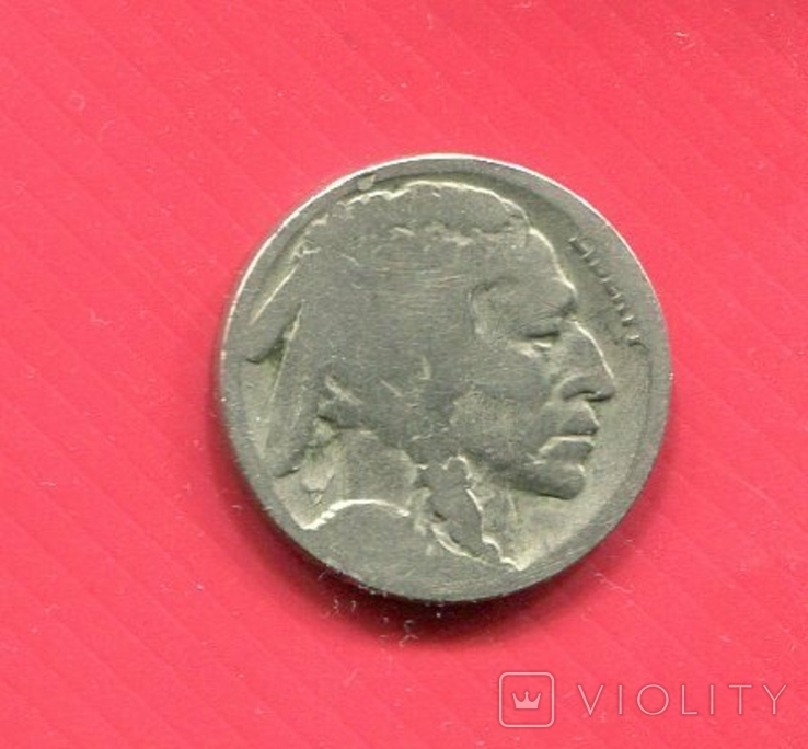 США 5 центов Индеец,Бизон, фото №3
