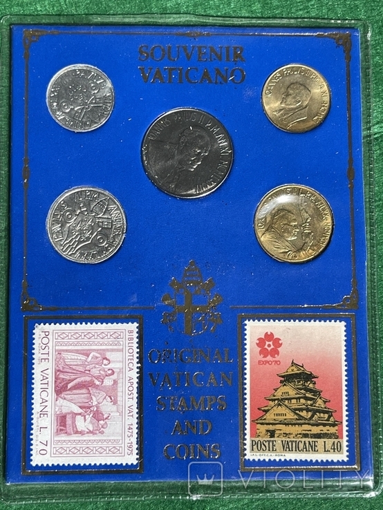 Монеты и марки Ватикана, фото №2