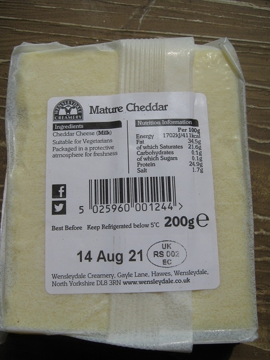 Сыр CHEDDAR, фото №3