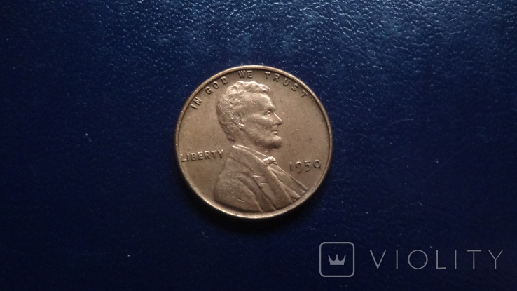 1 цент 1950 США (Г.3.35), фото №3