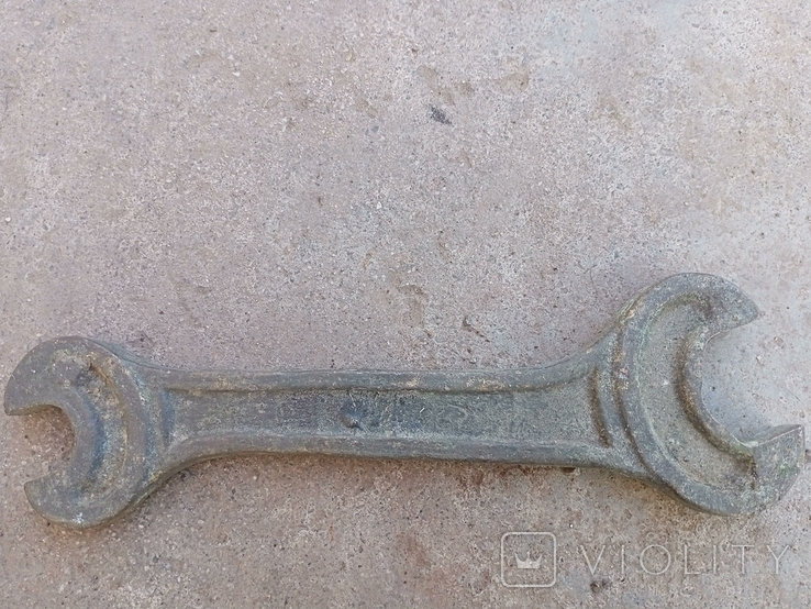 Старий бронзовий ключ, фото №2
