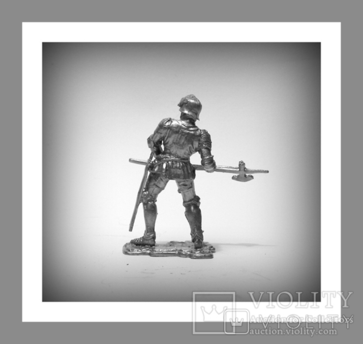 Игрушечные Солдатики Рыцарь 14 Век 54 мм Оловянные Cолдатики Миниатюры, фото №4