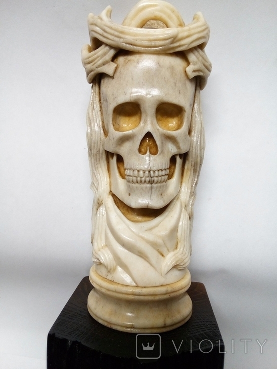 Статуетка з кості ,,Memento mori,,, фото №2