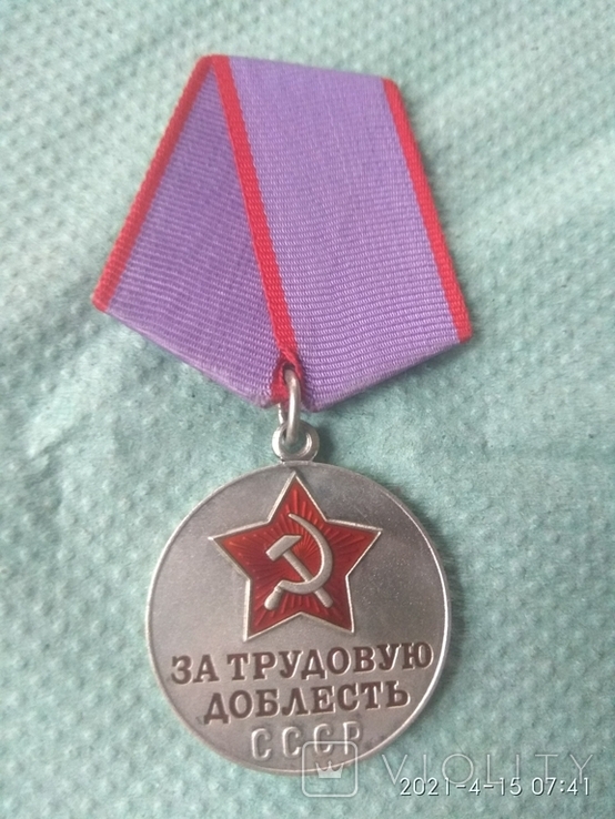 Медаль"За Трудовую доблесть", фото №2