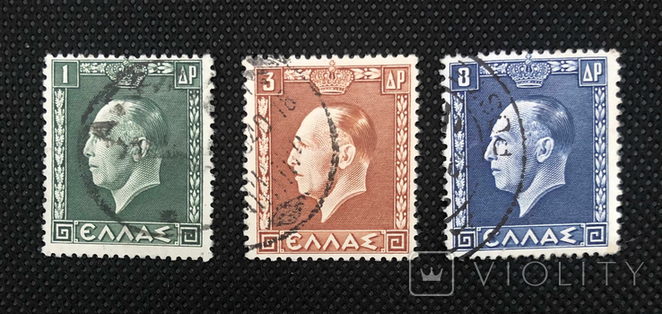 Греция 1937 ( 1, 3 , 8 драхма )