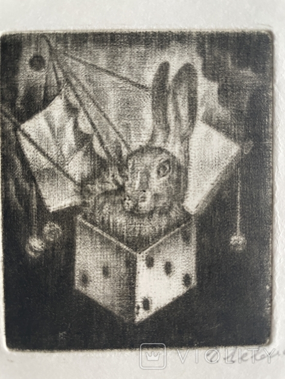 Генриетта Левицкая, графика, "Кролик"