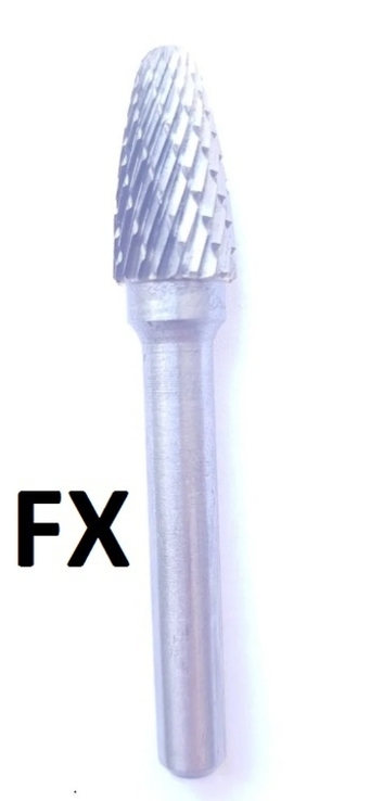 Шарошка по металлу FX (6 мм) дугообразная