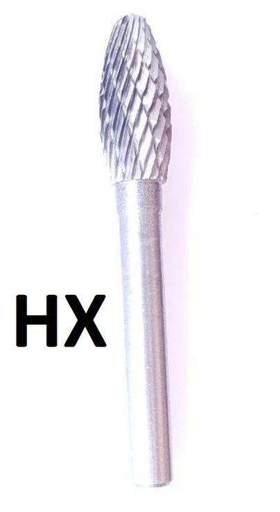 Шарошка по металлу HX (6 мм) овальная