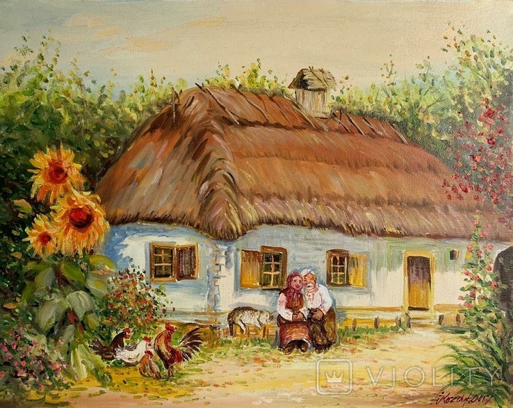 "Полудень" Картина маслом на холсте.