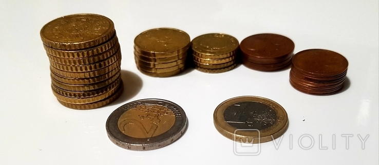 Монеты евро, евро-центы, фото №2