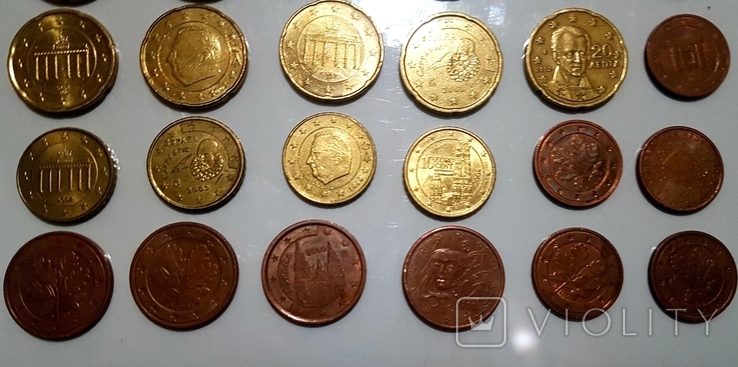 Монеты евро, евро-центы, фото №6